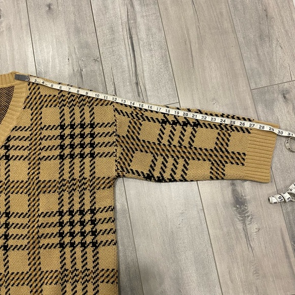 EUC Oak And Fort plaid Oversized Vnk Setrr - Picture 7 of 8